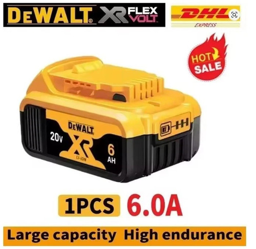 Dewalt 20v 60v 0ah battery - 6.0ah,