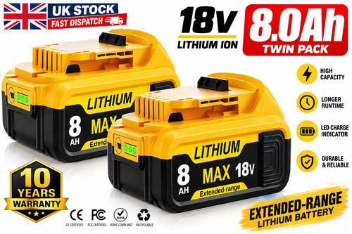 18v 0ah ion batteries - 18v, li-ion