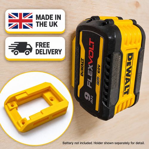Battery wall mount - battery, holder