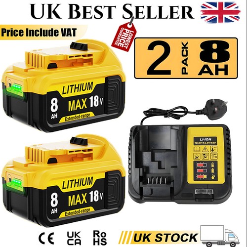 0ah for dewalt 18v - 8.0ah,