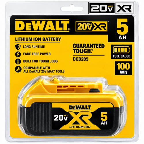 Dewalt 5ah battery - 5ah, dcb205