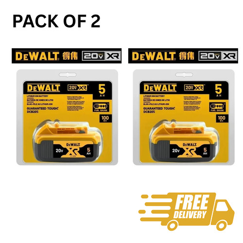 Pack dewalt 5ah - of,