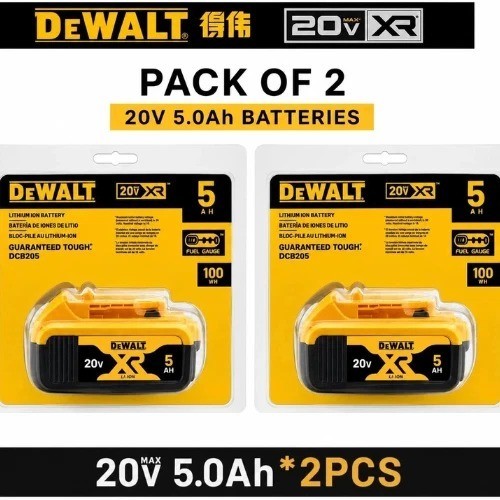 Pcs dewalt 5ah - x, battery